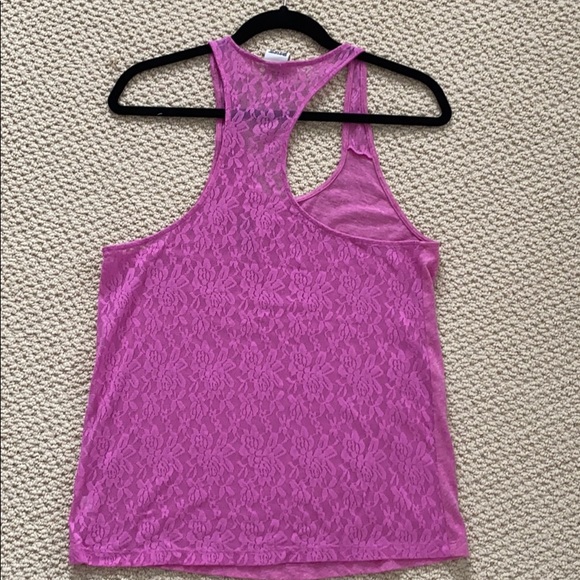 PINK Victoria’s Secret tank top with lace back - Picture 4 of 7
